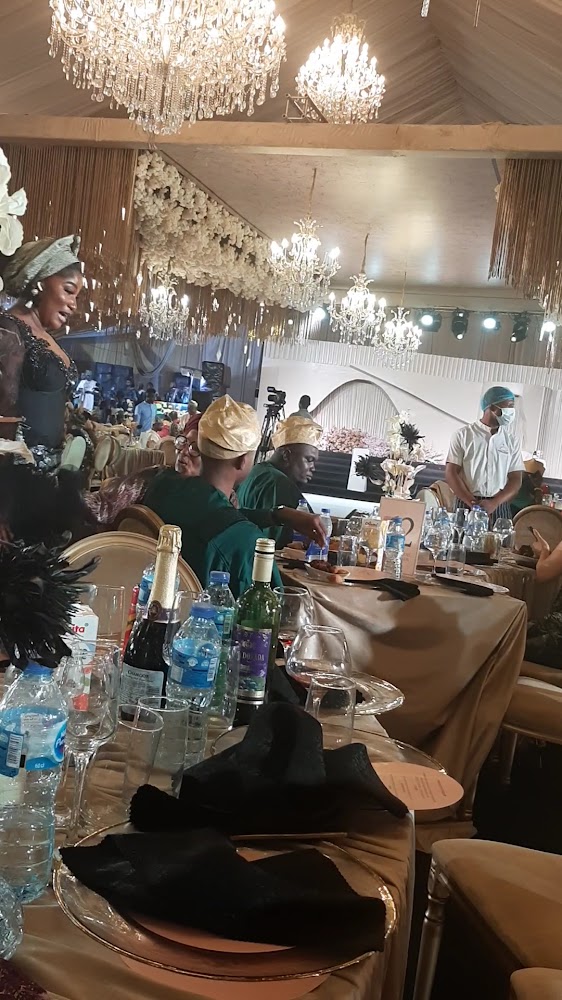 The Five Palm Oniru interior - Lagos wedding hall